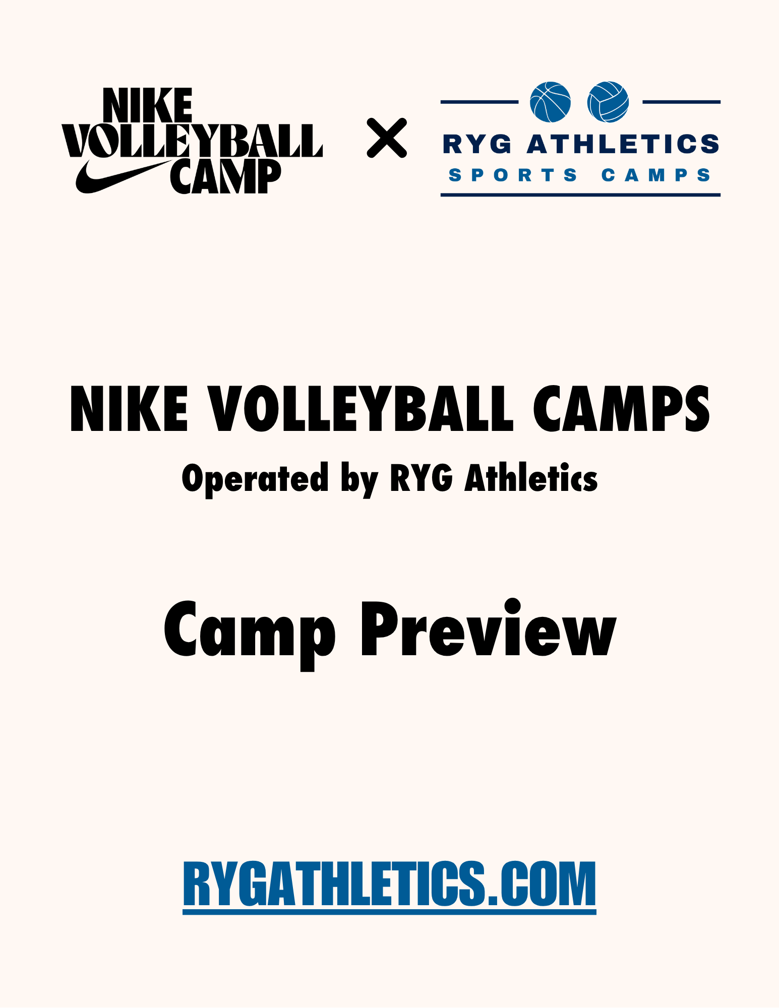 Volleyball Camp Preview - Updated October 2025 Volleyball Camp Preview - Updated October 2025